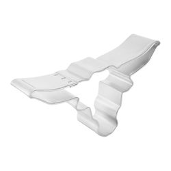 R&M International Corp 2 in. W X 4 in. L Longhorn Cookie Cutter Silver 1 pc