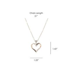 Montana Silversmiths Women's Facets of Love Rose Gold Silver Necklace Water Resistant