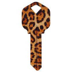 HILLMAN Wackey Leopard House/Office Universal Key Blank Single