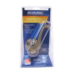 Schlage Flair Satin Nickel Dummy Lever