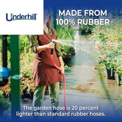 Underhill ProLine 3/4 in. D X 100 ft. L Heavy Duty Professional Grade Lightweight Garden Hose
