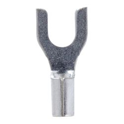 Jandorf 16-14 Ga. Uninsulated Wire Spade Terminal Silver 5 pk
