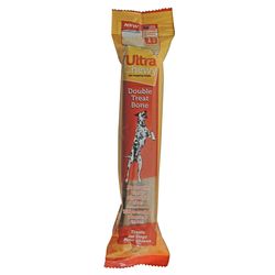 Ultra Chewy Double Treat Chicken Bone For Dogs 2.8 oz 1 pk