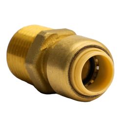 QuickFitting Push to Connect 3/8 in. PF Brass Adapter