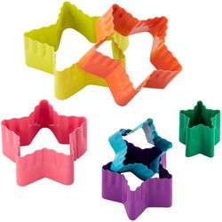 Wilton Star-Shaped Fondant Embosser and Cutter 6 pc