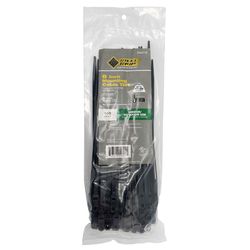 Steel Grip 8 in. L Black Cable Tie 100 pk