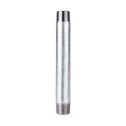 STZ Industries 1 in. MIP each X 1 in. D MIP Galvanized Steel 9 in. L Nipple