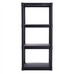 Plano 48.25 in. H X 14.5 in. W X 22 in. D Plastic 4-Tier Shelving Unit