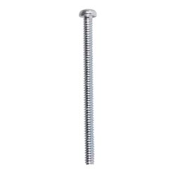 HILLMAN No. 6-32 Ga. X 2 in. L Combination Round Head Zinc-Plated Steel Machine Screws 100 pk