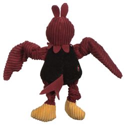 HuggleHounds Knottie For Dog Multicolored Plush South Carolina (U of) Cocky Squeaky Dog Toy Small 1