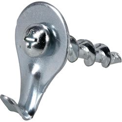 HILLMAN Wall Dog Chrome Gold Self-Drilling Picture Hanger 50 lb 10 pk
