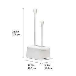 OXO Good Grips Bowl Brush/Plunger Set White
