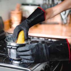 Grill Armor Gloves Waterproof Rubber Grilling Glove 14 in. L 1 pair