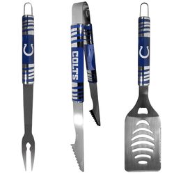 Siskiyou Sports NFL Stainless Steel Multicolored Grill Tool Set 3 pc