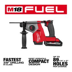 Milwaukee 18V M18 Fuel Cordless SDS-Plus Rotary Hammer Drill Kit (Battery & Charger)