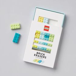 LEGO Licensed LEGO Brick Eraser Multicolored 8 pc