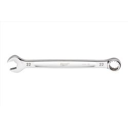 Milwaukee 22 mm X 22 mm 12 Point Metric Combination Wrench 1.88 in. L 1 pc