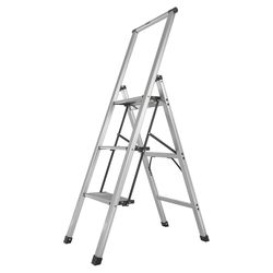 Xtend+Climb Slimline Light 30.4 in. H X 17.3 in. W X 28.5 in. D 225 lb. cap. 3 step Aluminum Step St