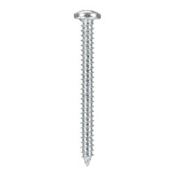 HILLMAN No. 10 Ga. X 2 in. L Phillips Pan Head Sheet Metal Screws 100 pk