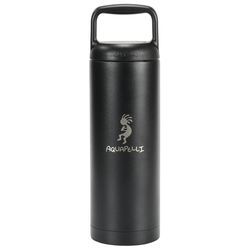 Aquapelli 18 oz Midnight Black BPA Free Vacuum Insulated Bottle
