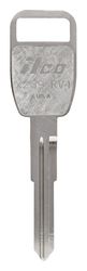 HILLMAN Traditional Key Automotive Key Blank Double For Land Rover Silver