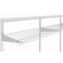 Closetmaid SuperSlide 1 in. H X 12 in. W X 72 in. L Vinyl Coated Steel Closet Shelf