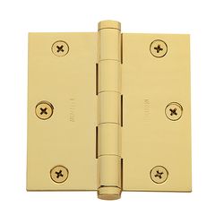 Baldwin Estate 3-1/2 in. L Polished Brass Door Hinge 1 pk