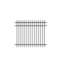 Fortress Building Products Athens 60 in. H X 72 in. W X 2  L Aluminum Fence Gate