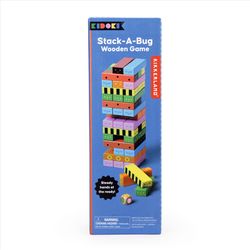 Kikkerland Kidoki Stack-A-Bug Game Assorted
