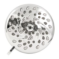 PlumbCraft Chrome Plastic 5 settings Showerhead 2 gpm