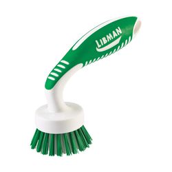 Libman 2 in. W Hard Bristle 4 in. Plastic/Rubber Handle Kitchen Brush