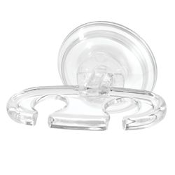 iDesign Clear Plastic Toothbrush Holder