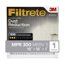 Filtrete 18 in. W X 18 in. H X 1 in. 300 MPR Pleated Filter Dust 1 pk