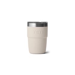 YETI Rambler 8 oz Cape Taupe BPA Free Ceramic Lined Stackable Tumbler with MagSlider Lid