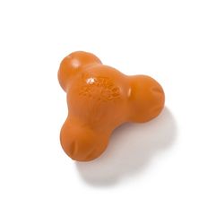 West Paw Zogoflex For Dog Orange Plastic Tux Dog Treat Toy/Dispenser Small 1 pk