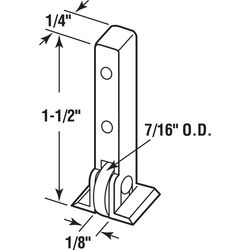 Prime-Line White Plastic Single-Arm Casement Window Roller For Guaranteed Products
