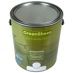 Green Sheen Eggshell Dove Wall Paint Exterior and Interior 1 gal