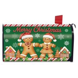 Briarwood Lane Multicolored Vinyl 19 in. H X 19 in. L X 7 in. W Gingerbread Lane Mailbox Cover