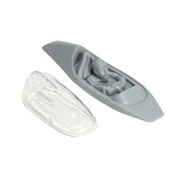 PineCar Cockpits and Drivers Gray 2 pc