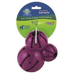 PetSafe Busy Buddy For Dog Purple Rubber Barnacle Treat Holding Toy Medium 1 pc
