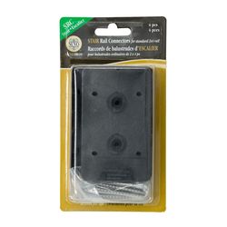 Nuvo Iron 4 in. H X 2 in. W X .5 in. L Vinyl Railing Connectors