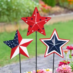 Exhart Assorted Metal 18 in. H Yard Stake