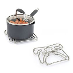 Spectrum Silver Steel Bulldog Trivet