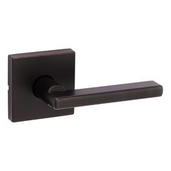 Kwikset Signature Series Halifax Lever Square Venetian Bronze Passage Lever