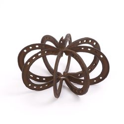 Gerson 10 in. Horseshoe Pumpkin Fall Decor