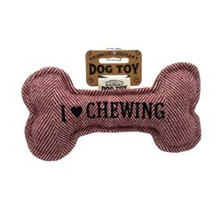 History and Heraldry I Love Chewing Squeaky Dog Toy