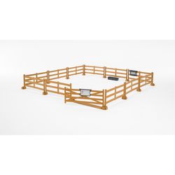 Bruder Pasture Fence Toy Brown