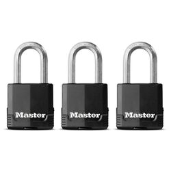 Master Lock Magnum 1-7/8 in. W Steel Dual Ball Bearing Locking Weather-Resistant Padlock