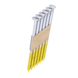 Grip-Rite 2-3/8 in. L Angled Strip Hot-Dip Galvanized Framing Nails 33 deg 2500 pk