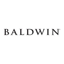 Baldwin Columbus Ellipse Knob Polished Chrome Entry Handleset 2 in.